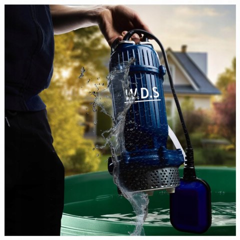 Pompa Zatapialna Wody Czystej Brudnej W.D.S. 2100W 2" 15.000 l/h + Pływak