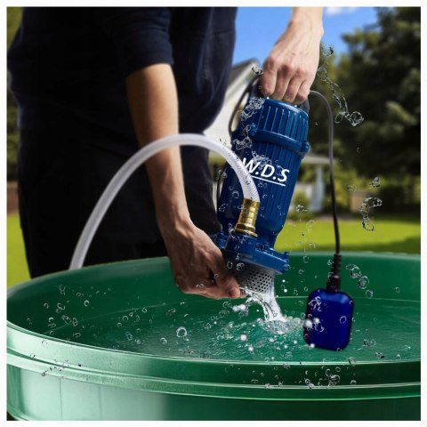 Pompa Zatapialna Wody Czystej Brudnej W.D.S. 2100W 2" 15.000 l/h + Pływak