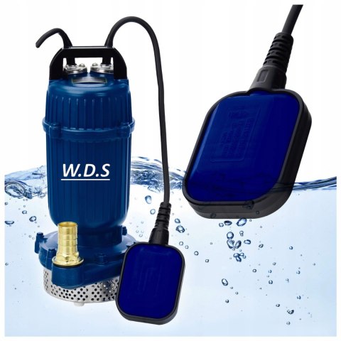 Pompa Zatapialna Wody Czystej Brudnej W.D.S. 2100W 2" 15.000 l/h + Pływak