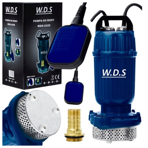 Pompa Zatapialna Wody Czystej Brudnej W.D.S. 2100W 2" 15.000 l/h + Pływak