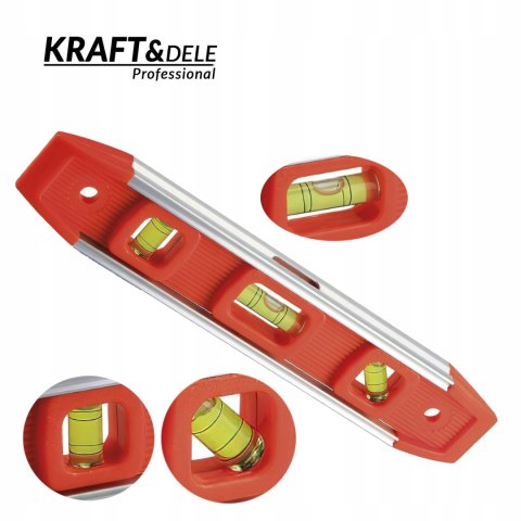 Poziomica 23 cm Magnetyczna 3 LIBELLE KRAFT&DELE