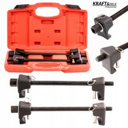 Ściągacze Sprężyn Samochodowych z Zabezpieczeniem Solidne 260 mm 2 Sztuki