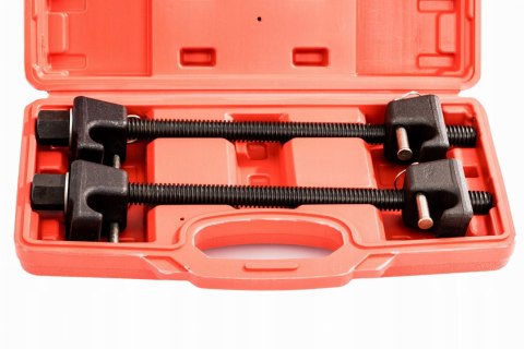 Ściągacze Sprężyn Samochodowych z Zabezpieczeniem Solidne 260 mm 2 Sztuki