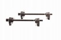 Ściągacze Sprężyn Samochodowych z Zabezpieczeniem Solidne 260 mm 2 Sztuki