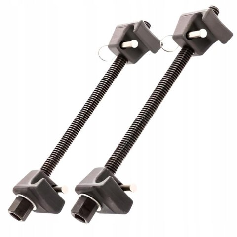Ściągacze Sprężyn Samochodowych z Zabezpieczeniem Solidne 260 mm 2 Sztuki