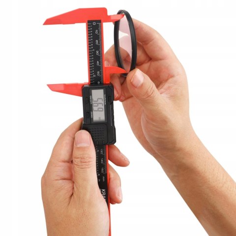 Suwmiarka Elektroniczna Cyfrowa LCD 0-150 mm Tworzywo Sztuczne Kraft&Dele