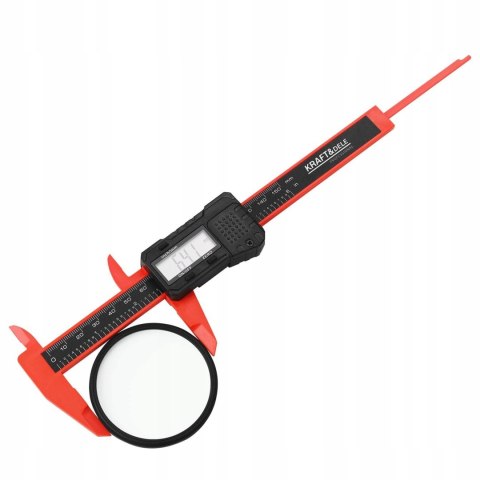 Suwmiarka Elektroniczna Cyfrowa LCD 0-150 mm Tworzywo Sztuczne Kraft&Dele