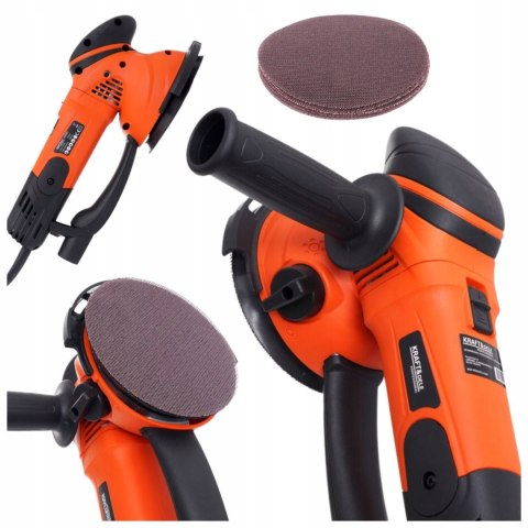 Szlifierka Mimośrodowa Oscylacyjna 1500W 230V Polerka Szlifowanie