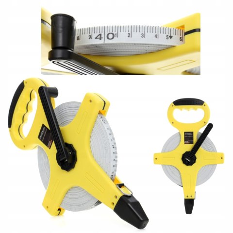 Taśma miernicza miara zwijana geodezyjna 30m