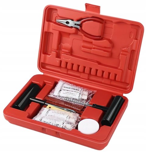 Uniwersalny Zestaw Wulkanizacyjny Naprawczy do Opon 58 Elementów Kraft&Dele