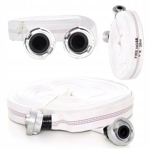 Wąż Strażacki 2" Calowym Złączem 20 m Kraft&Dele