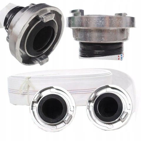 Wąż Strażacki 2" Calowym Złączem 20 m Kraft&Dele