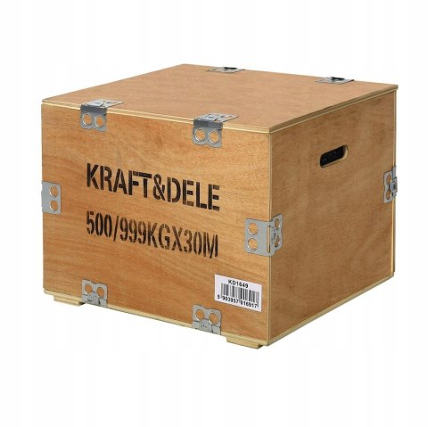 Wciągarka Linowa Elektryczna 230V 1,9 kW 999 Kg 30 m Budowlana Kraft&Dele