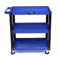 Wózek Warsztatowy Szafka Serwisowy na Narzędzia Mocny 3 Półki Kraft&Dele