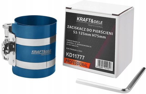 Zaciskarka Pierścieni Tłokowych 53-125 mm 75 mm Kraft&Dele