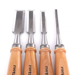 Zestaw Dłut Stolarskich 4 szt. 6, 12, 18, 24mm Kraft&Dele