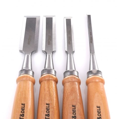 Zestaw Dłut Stolarskich 4 szt. 6, 12, 18, 24mm Kraft&Dele