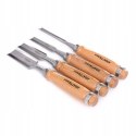 Zestaw Dłut Stolarskich 4 szt. 6, 12, 18, 24mm Kraft&Dele