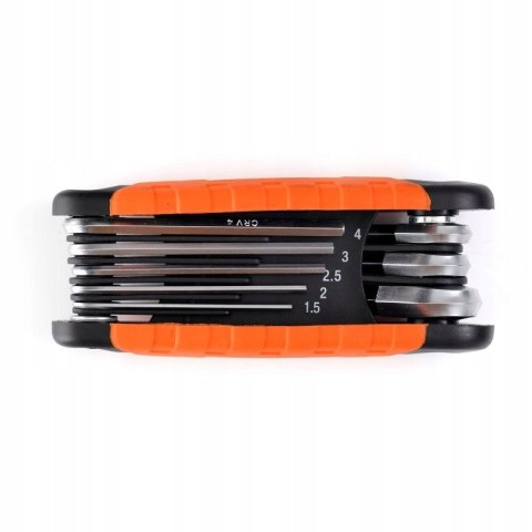 Zestaw Imbusów Składanych 8 sztuk elementów HEX Kraft&Dele KD11934