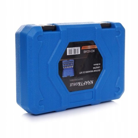 Zestaw Nasadek 12-kątnych 21sztuk Kraft&Dele