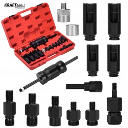 Zestaw Ściągaczy Wtryskiwaczy 14 Elementów 30-100 mm M14 DIESL BOSCH DELPHI