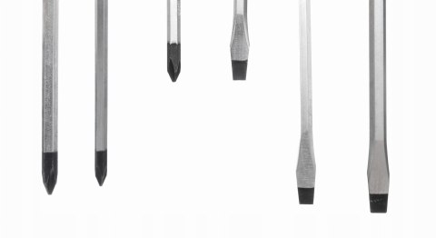 Zestaw Wkrętaków Śrubokrętów do Podbijania Śrubokręty Ślusarskie 6 Sztuk