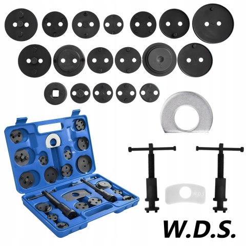 Zestaw do Wyciskania Tłoczków Hamulcowych 22 Elementy W.D.S.